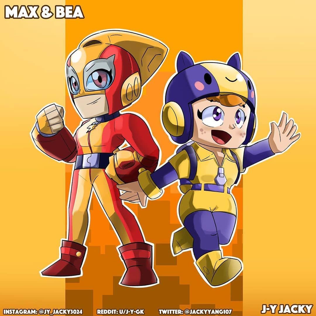 New Brawlers Max and Bea YouTube: EmilBS #supercell