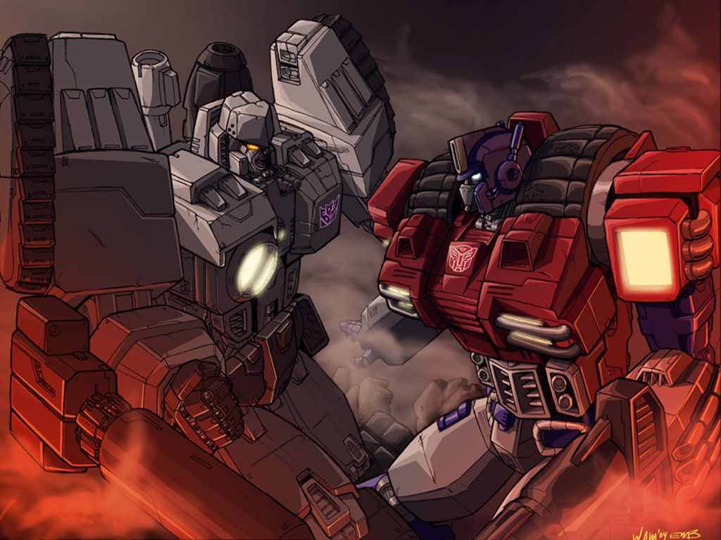Wallpaper of the Week: Megatron and Optimus Prime