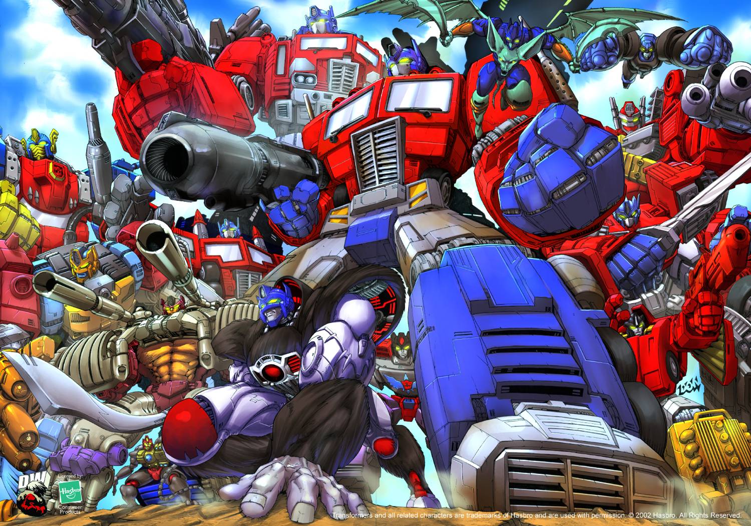 Transformer Cartoon Wallpaper