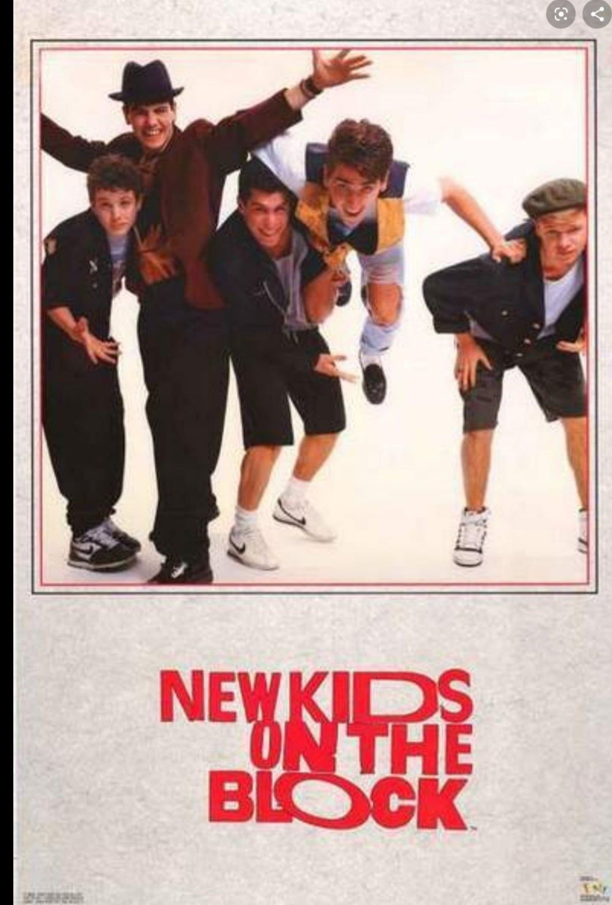 New kids on the block poster. New kids on the block, New
