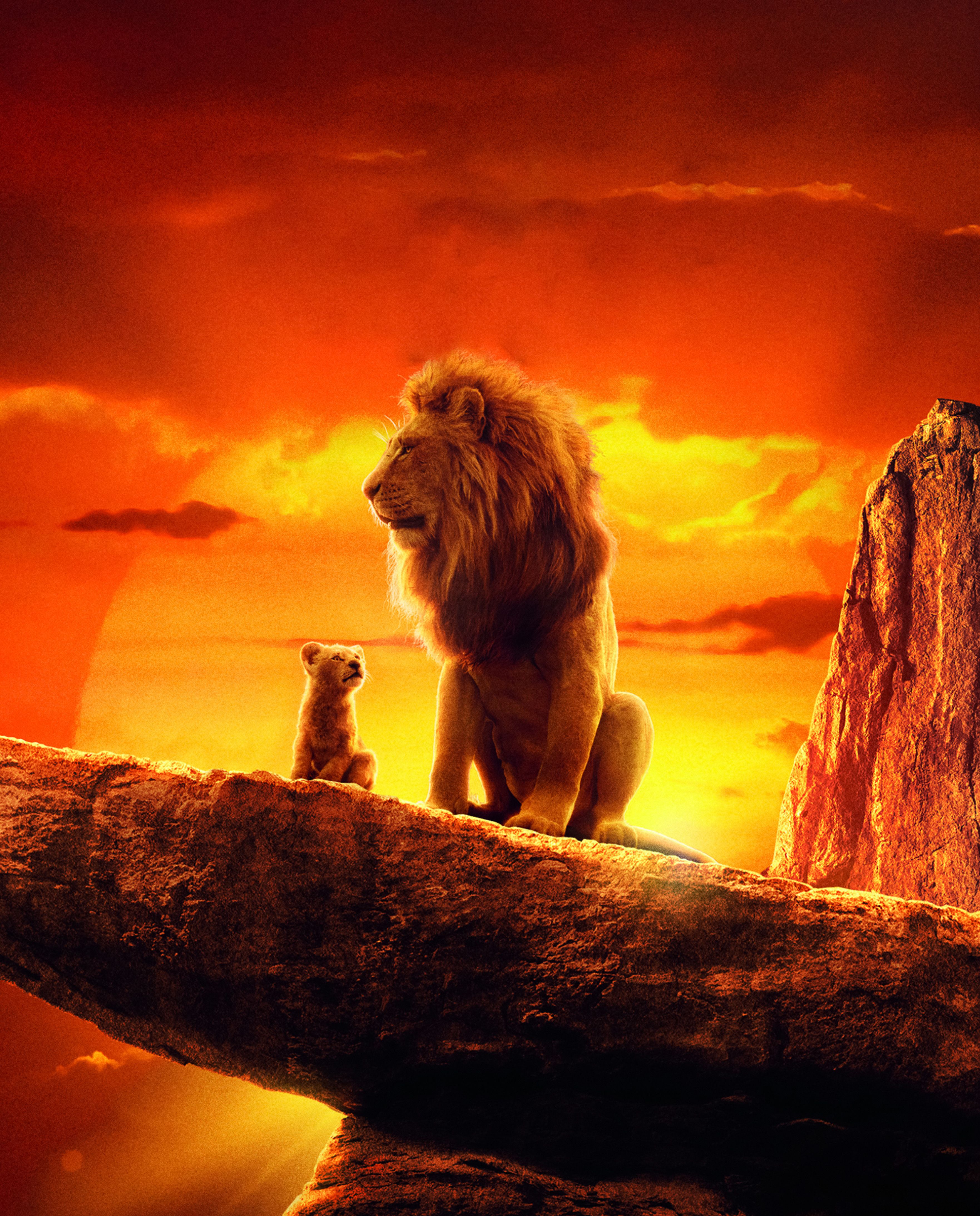 Wallpaper The Lion King, Mufasa, Simba, 4K, Movies