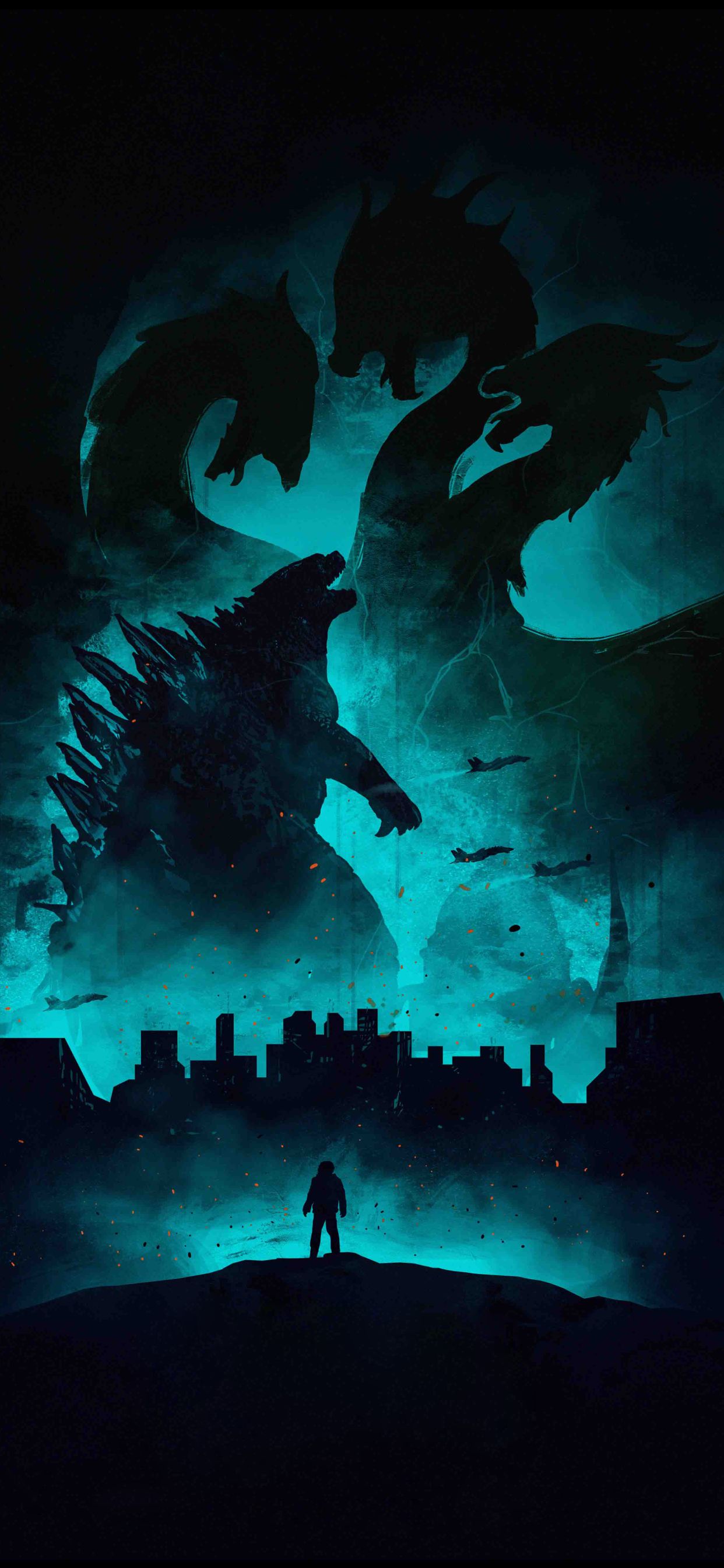 4K Poster Of Godzilla King of the Monsters iPhone XS MAX