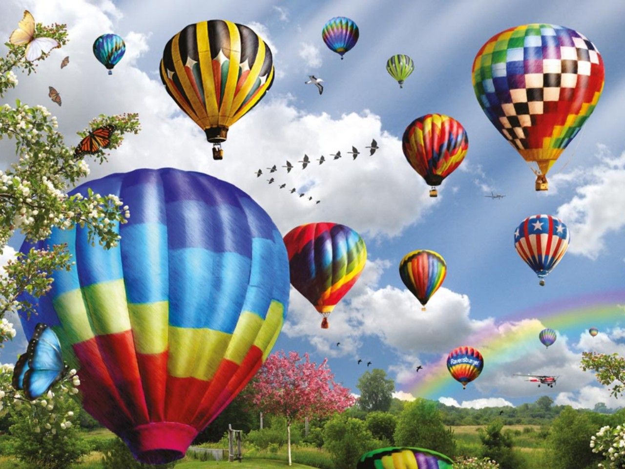 Free download Air Balloons Computer Wallpaper Desktop Background