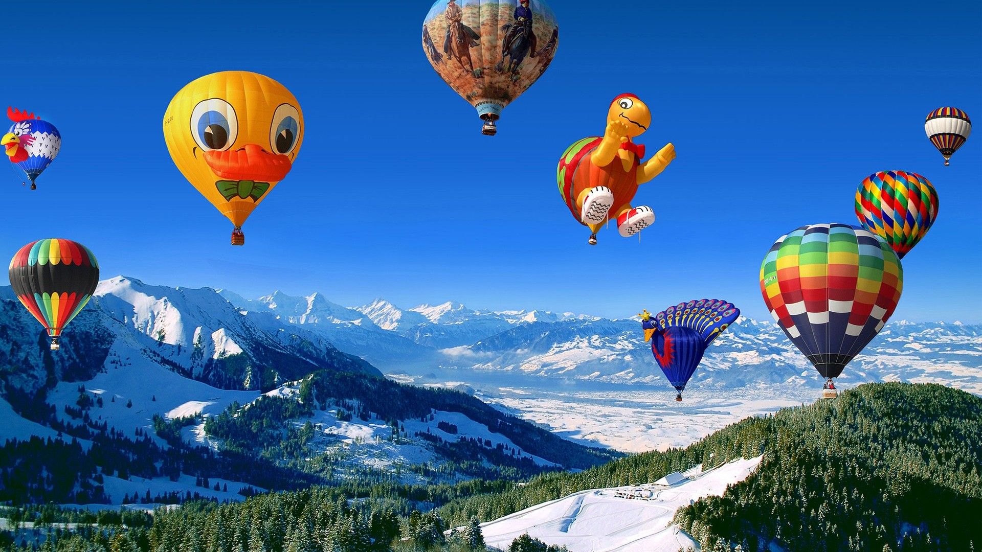 Hot Air Balloon Laptop Full HD 1080P HD 4k Wallpaper, Image, Background, Photo and Picture