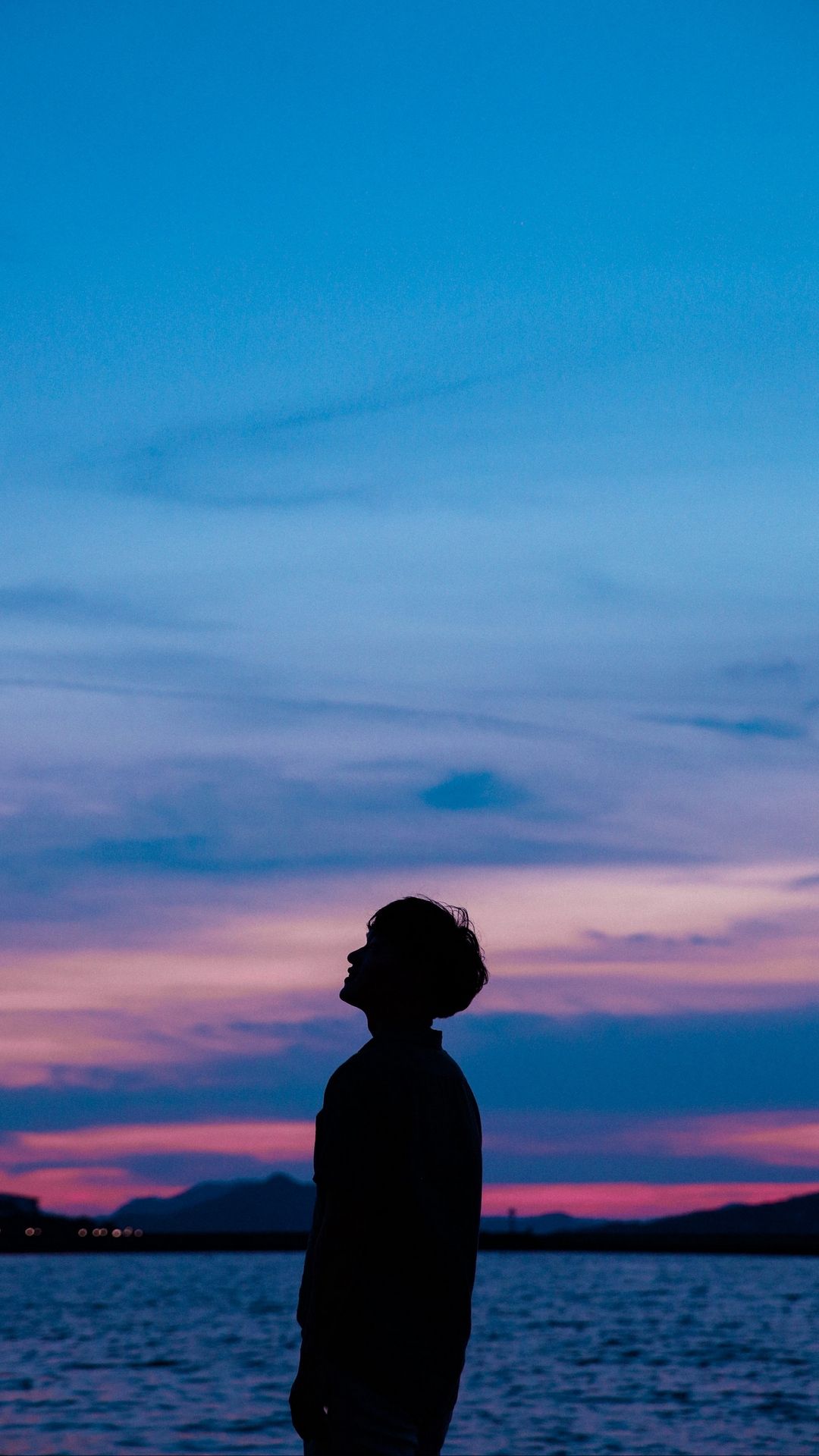 boy silhouette sunset Wallpaper. Infinity wallpaper