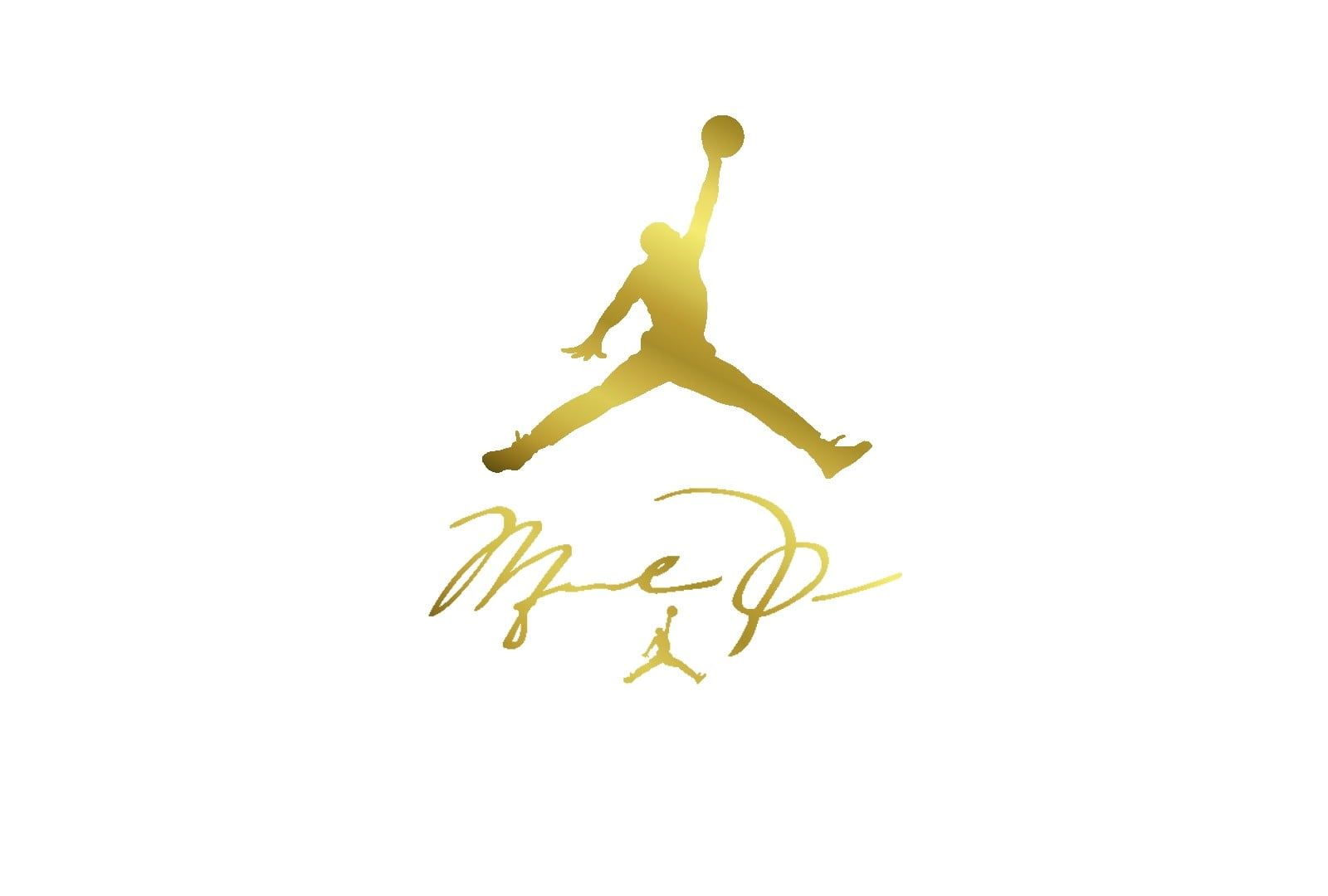 Jordan Logo Wallpaper Gold