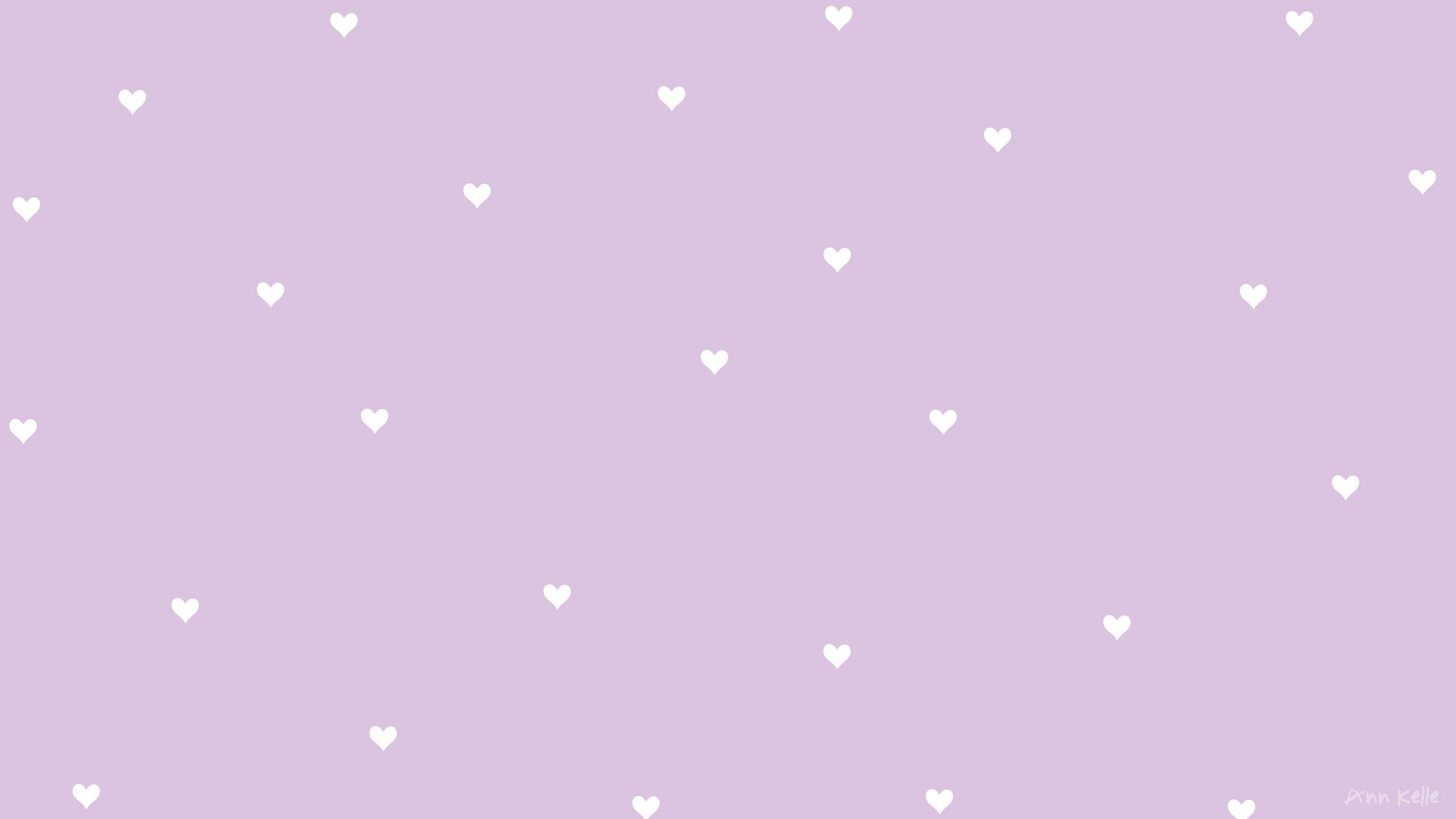 Purple Hearts Wallpapers