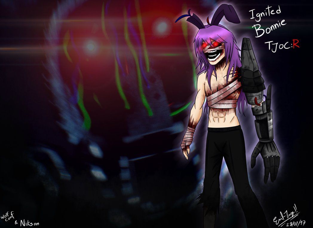 TJOC:R - Ignited Bonnie by TF541Productions  Fnaf jumpscares, Fnaf  wallpapers, Five nights at freddy's