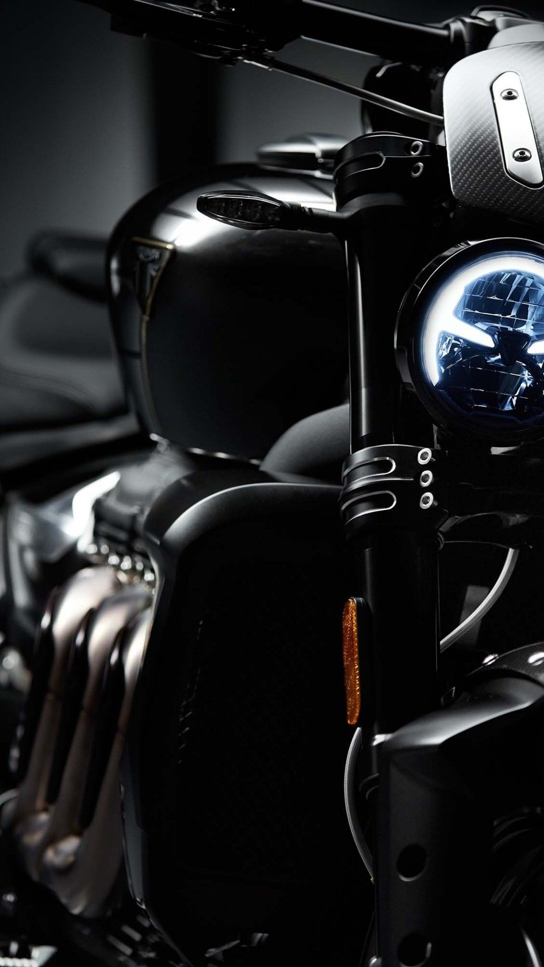 Download 1080x1920 Triumph Rocket 3 Tfc, Lights, Sport Motorcycle