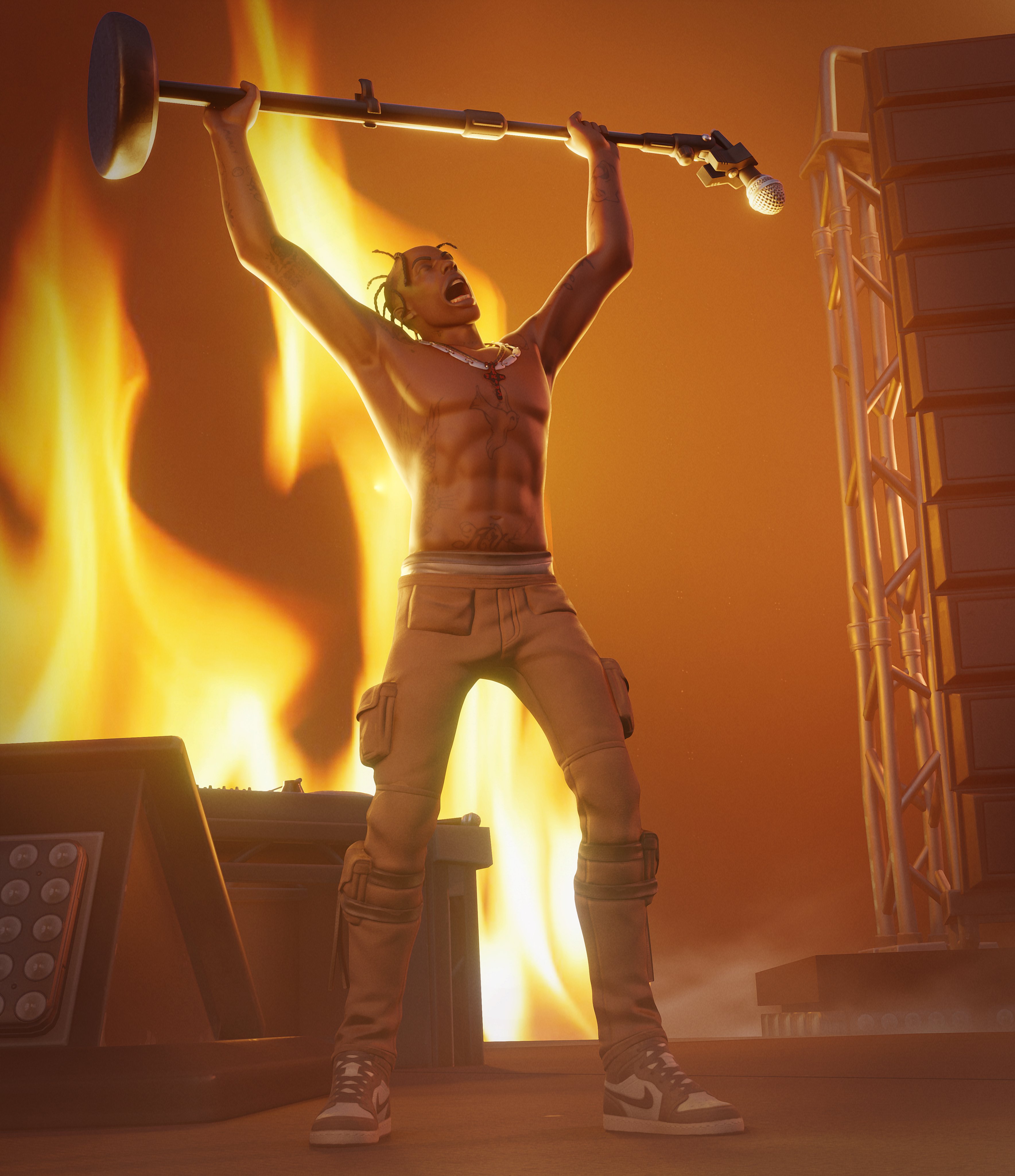 Travis Scott Fortnite Wallpaper ~ Travis Scott Wallpaper Fortnite ...