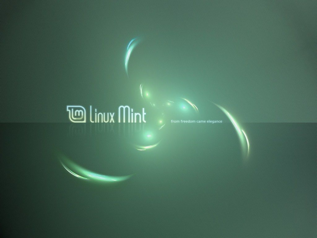 Linux Mint desktop wallpaper. My first wallpaper for Linux
