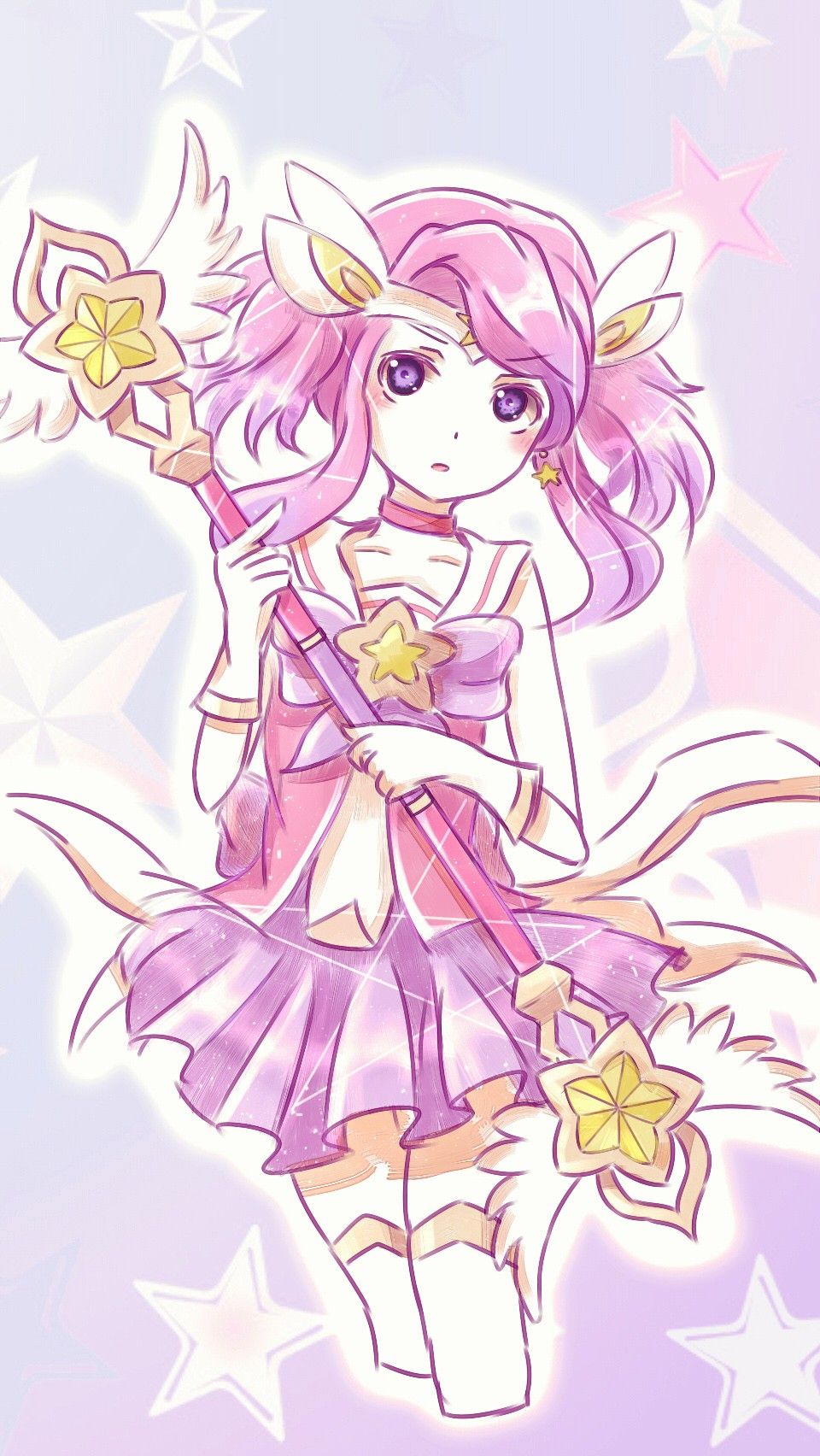 Star Guardian Lux. Wallpaper & Fan Arts. League Of Legends