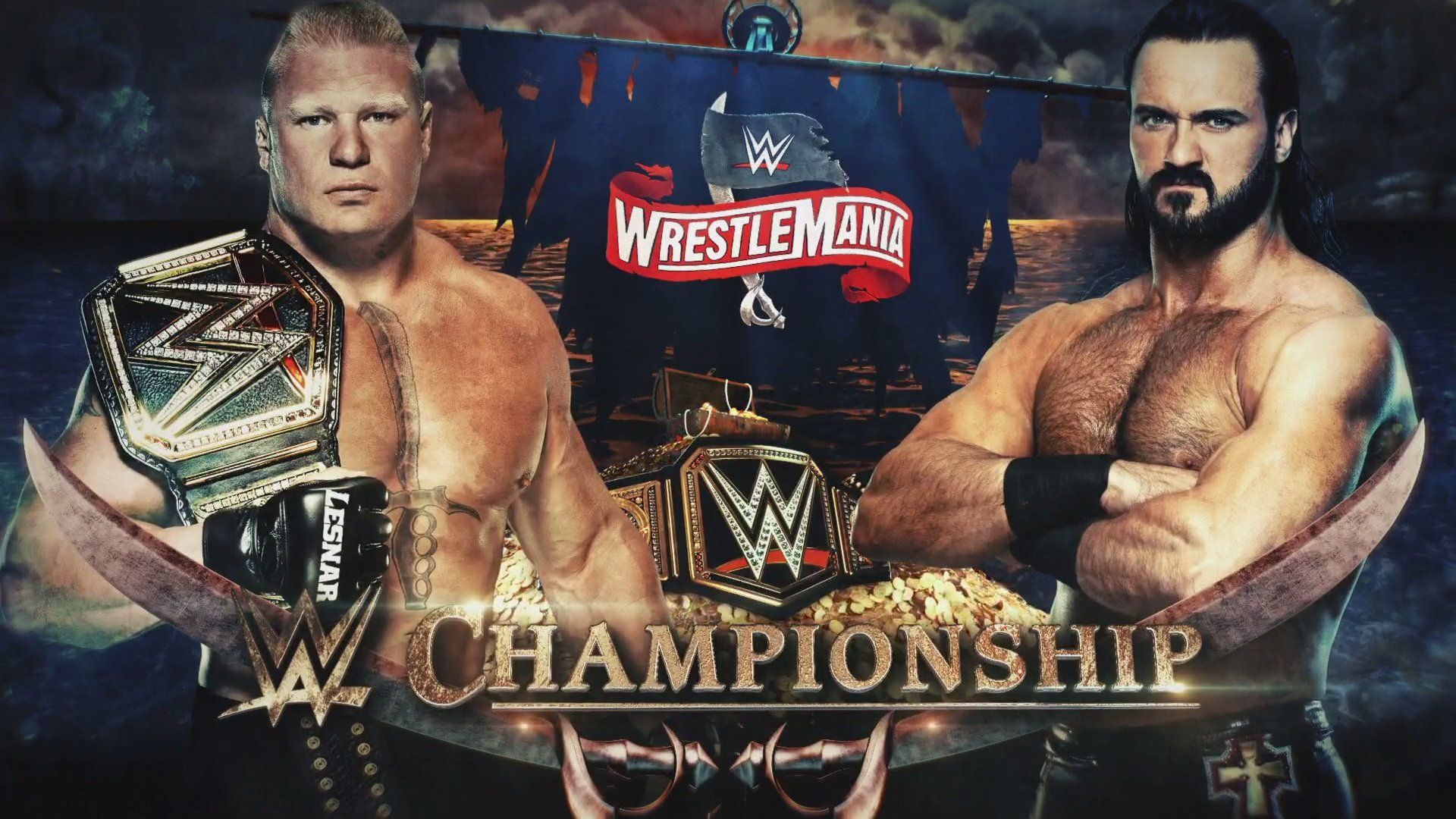 OFFICIAL: Brock Lesnar vs. Drew McIntyre in WrestleMania 36