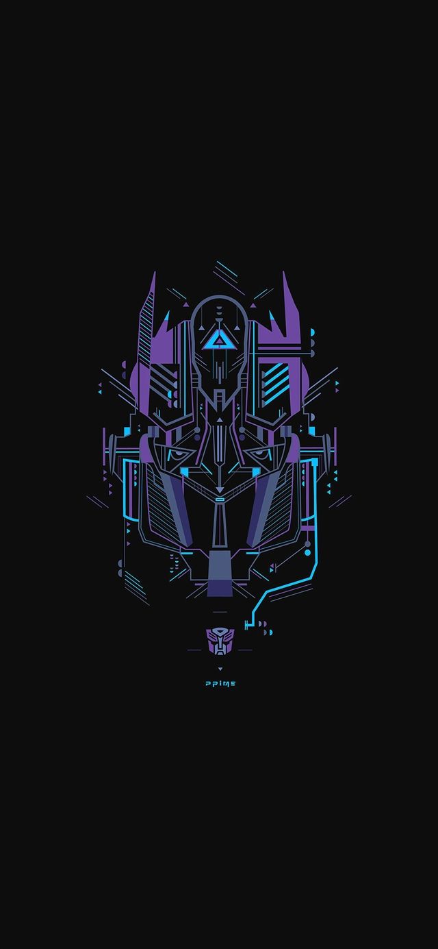 Transformer logo two art illust iPhone X Wallpaper Free Download