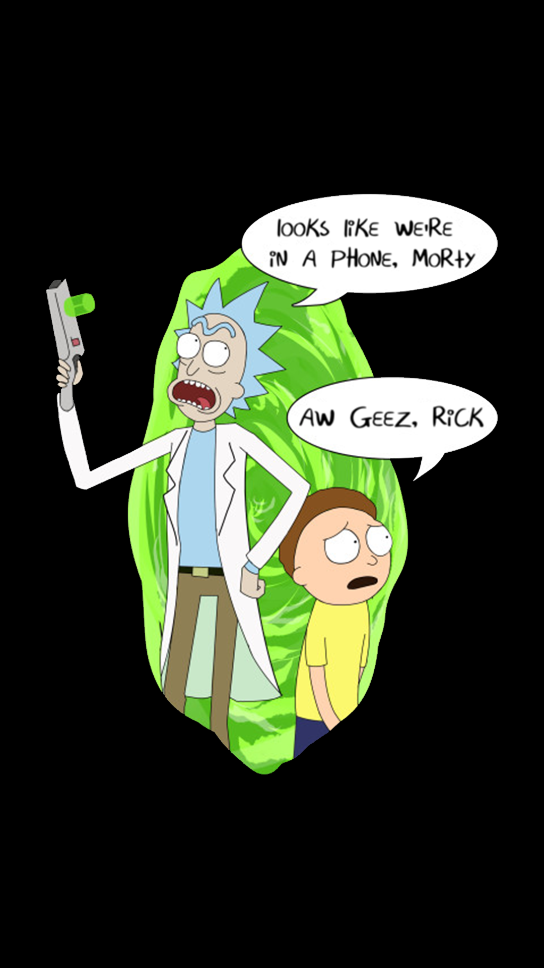 Rick And Morty Amoled 4k Wallpapers - Wallpaper Cave