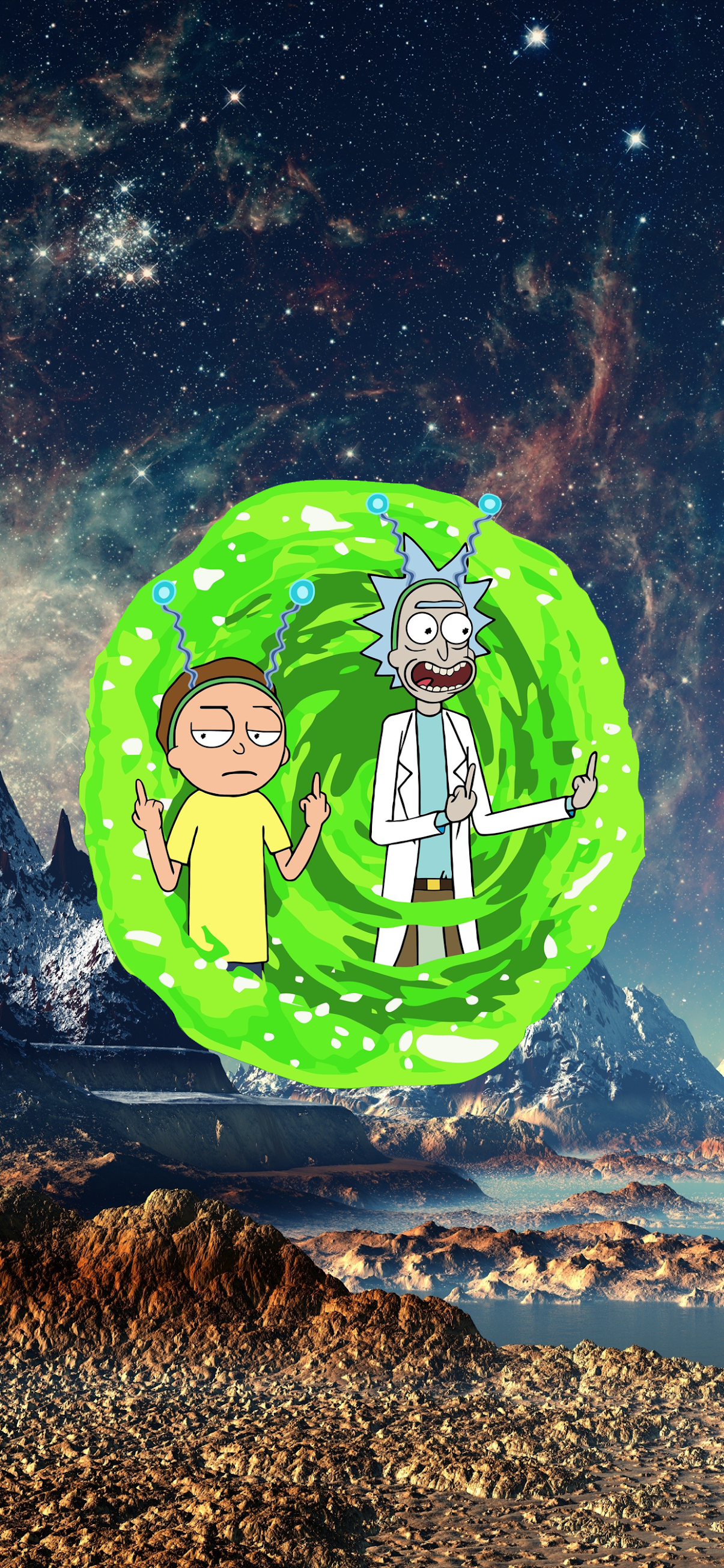 Rick and Morty phone wallpaper collection 154