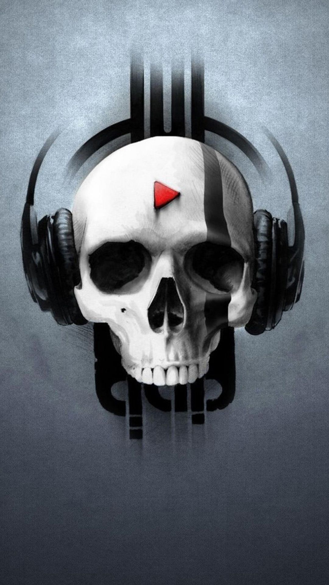 MUSIC IPHONE WALLPAPERS FOR THE MUSIC LOVERS. Skull wallpaper