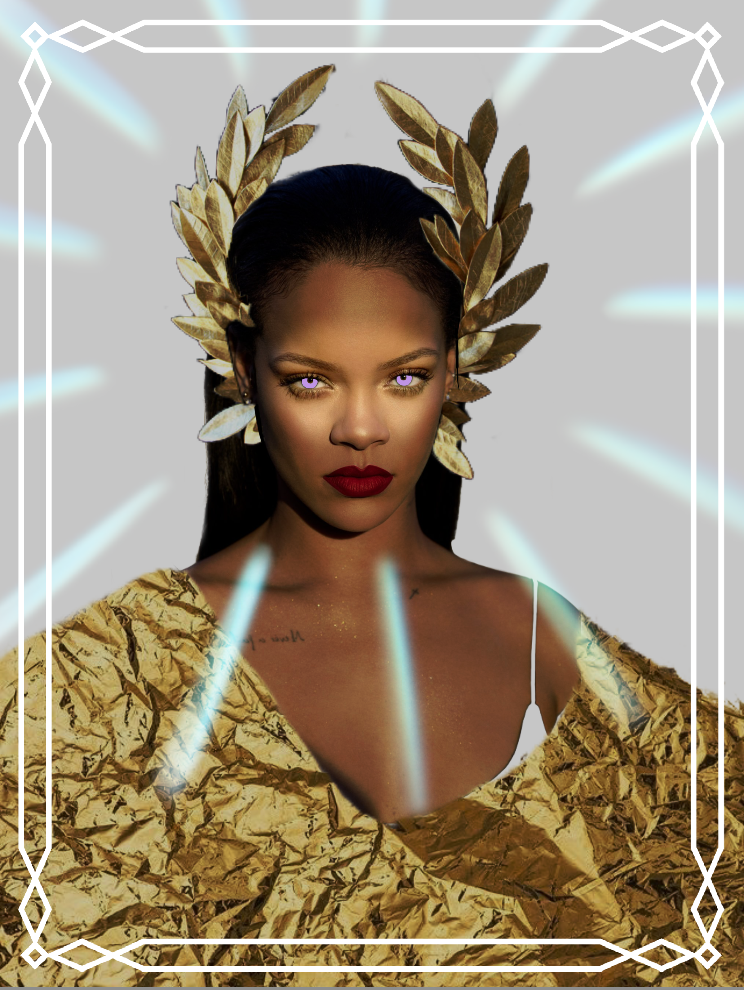 Collage no.7 by Erik Melikyan x Rihanna #collage #rihanna