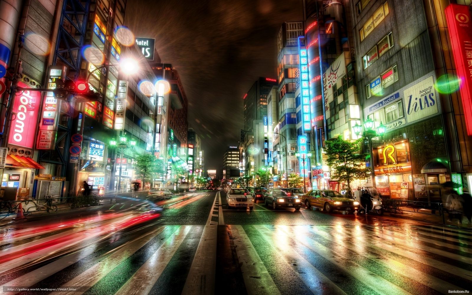 Download wallpaper Tokyo, city вЂ‹вЂ‹nightlife, City free desktop