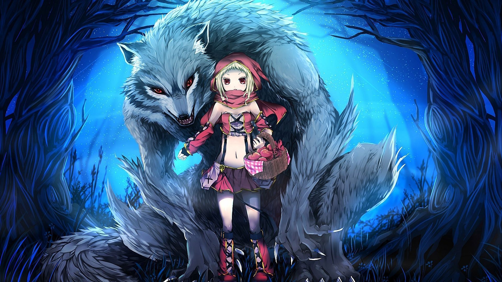 awesome red riding hood anime HD wallpaper 17260. Red riding hood