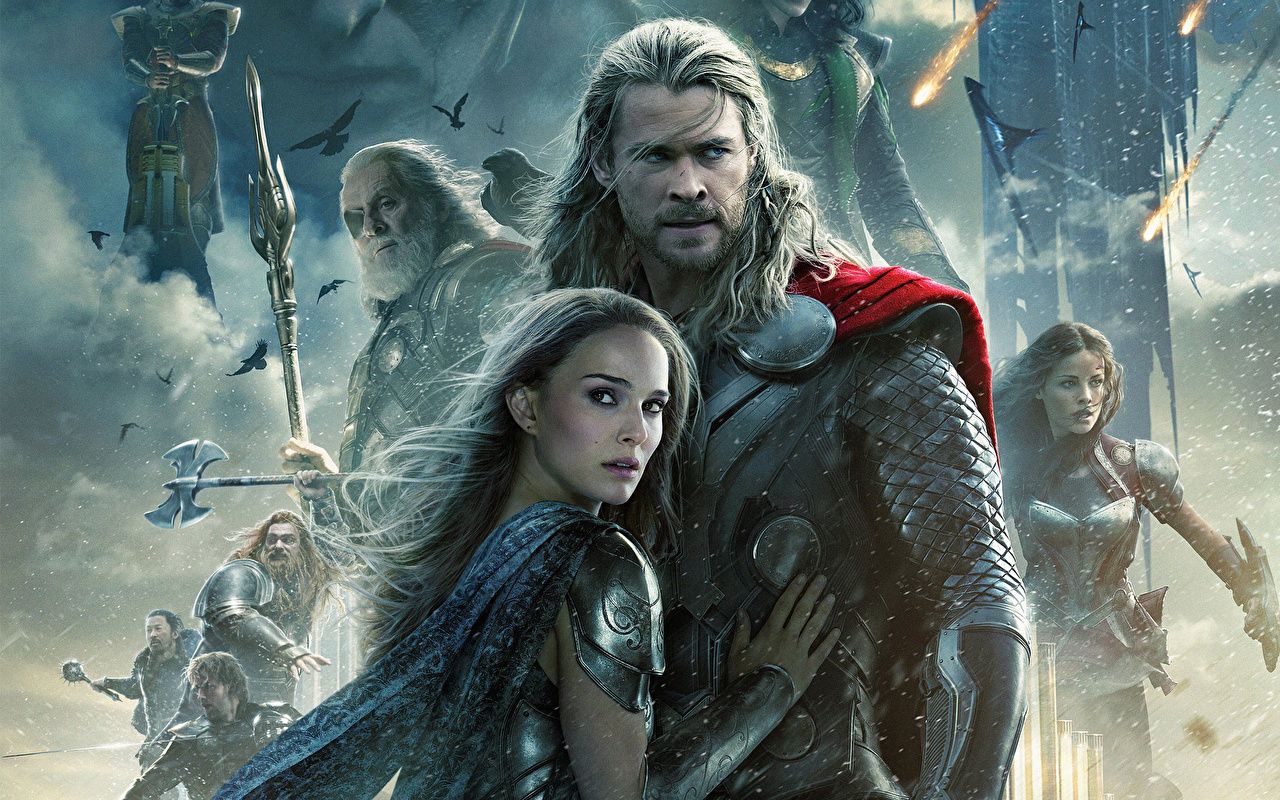 Desktop Wallpaper Thor: The Dark World Natalie Portman Chris