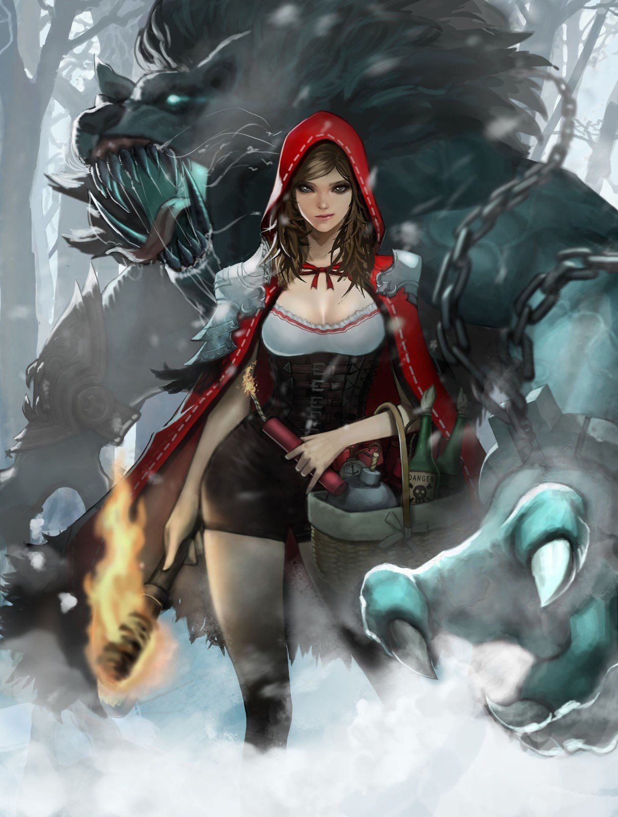 Little Red Riding Hood, Anime Wallpaper HD / Desktop and Mobile