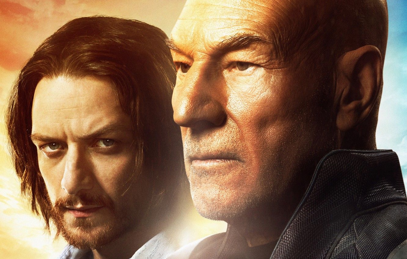 Wallpaper James McAvoy, Patrick Stewart, Charles Xavier, X Men