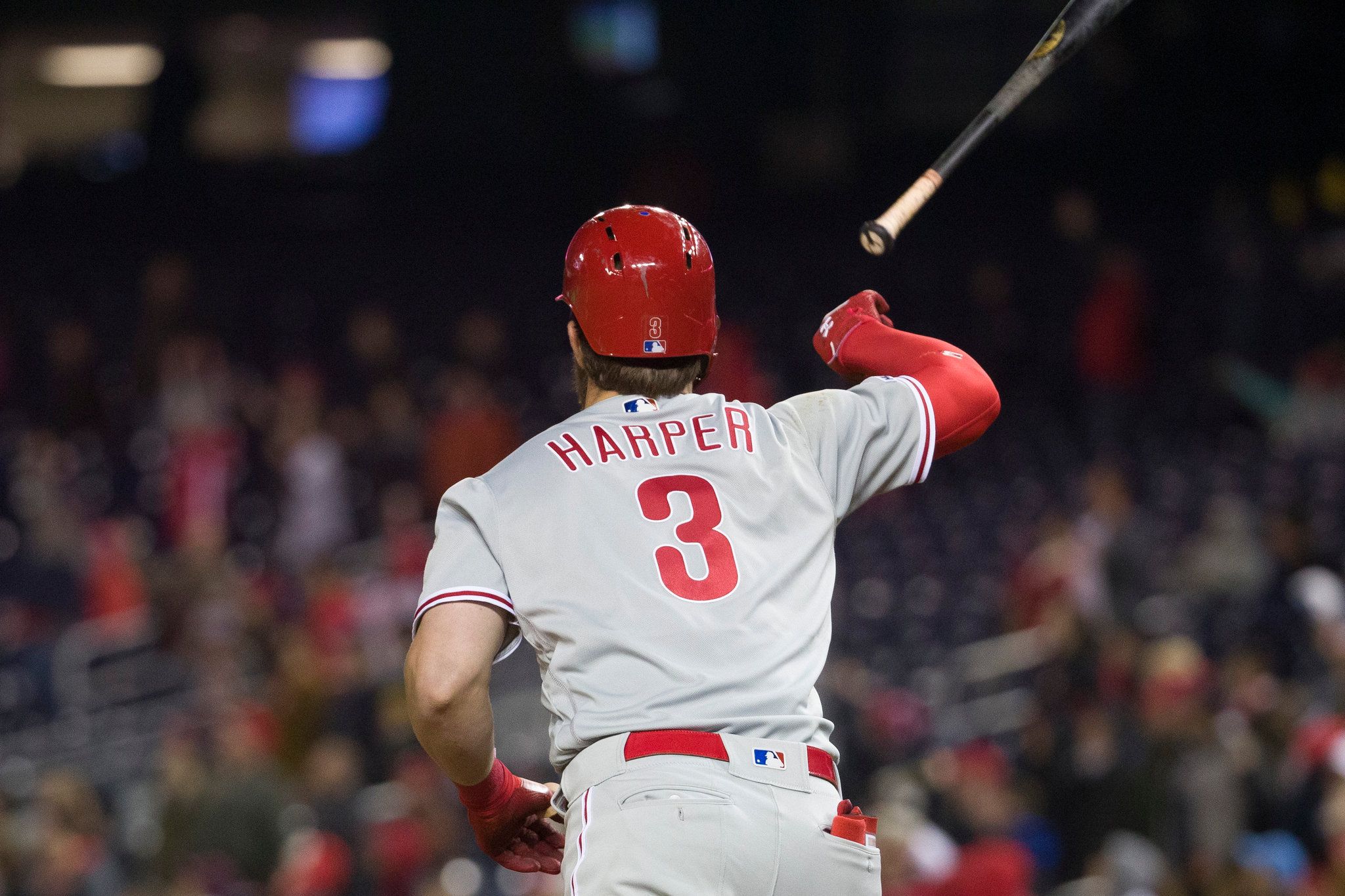 Bryce Harper With the Epic Bat Flip (and, Oh Yeah, a Homer)