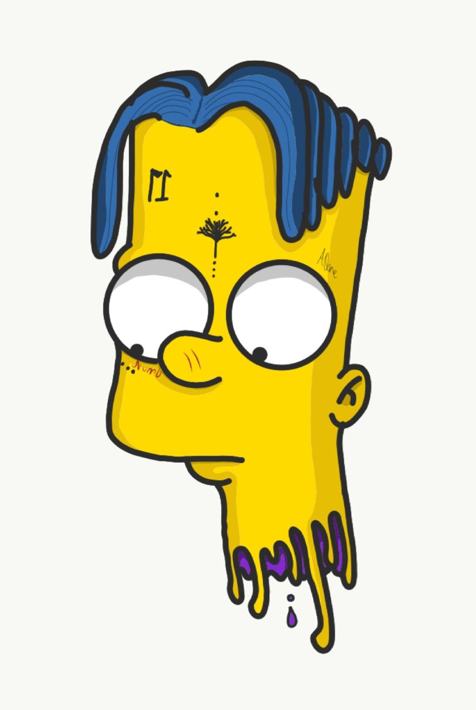 Bart Simpson XXXtentacion Wallpapers - Wallpaper Cave