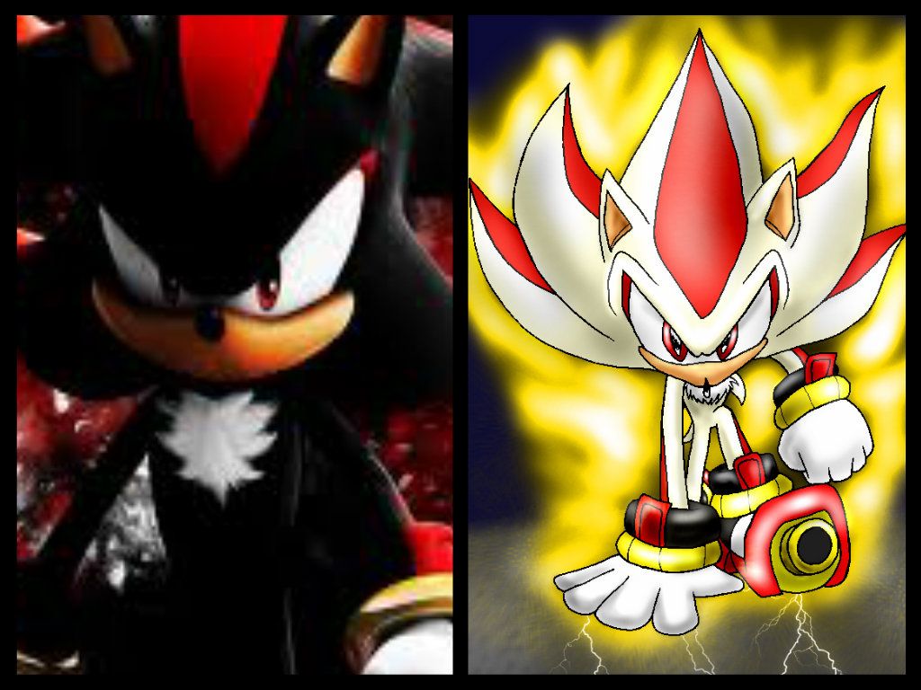 shadow Sonic and Super Shadow Fan Art