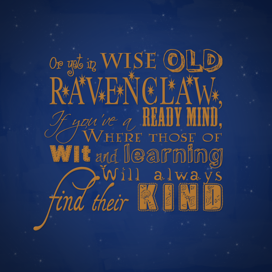Ravenclaw Potter fan Art