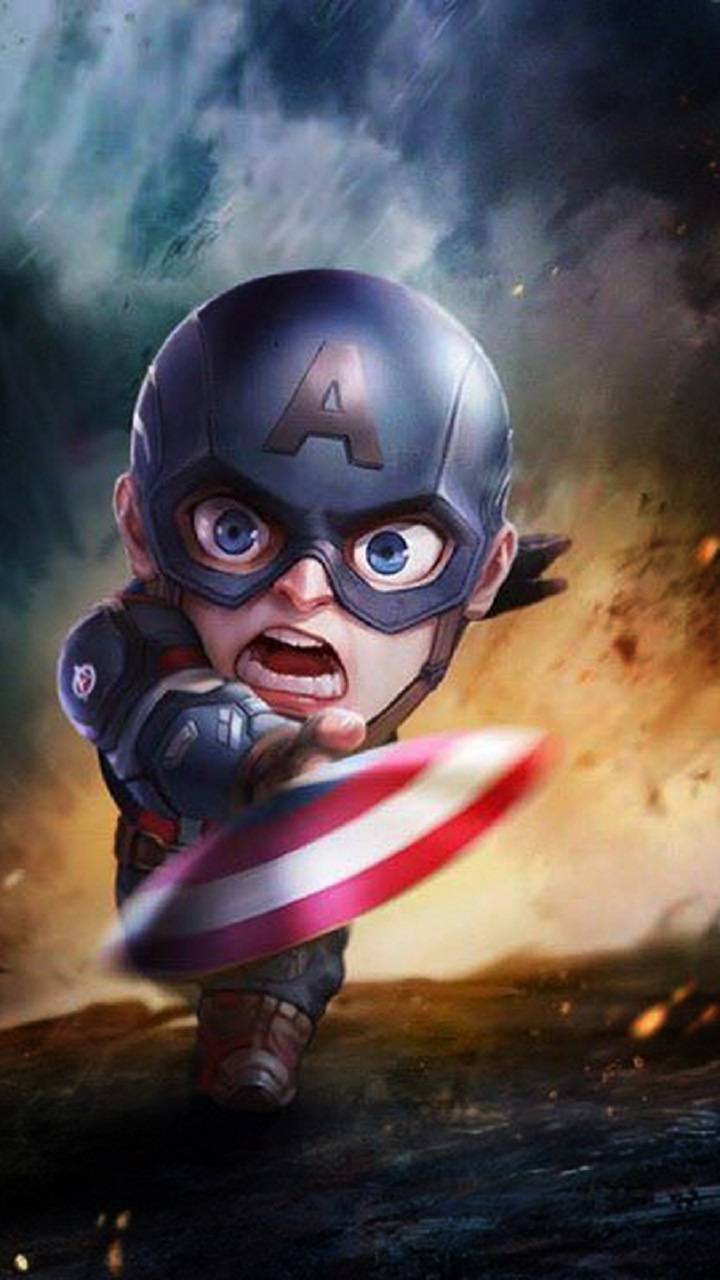 Captain America Cartoon Wallpaper Free Captain America