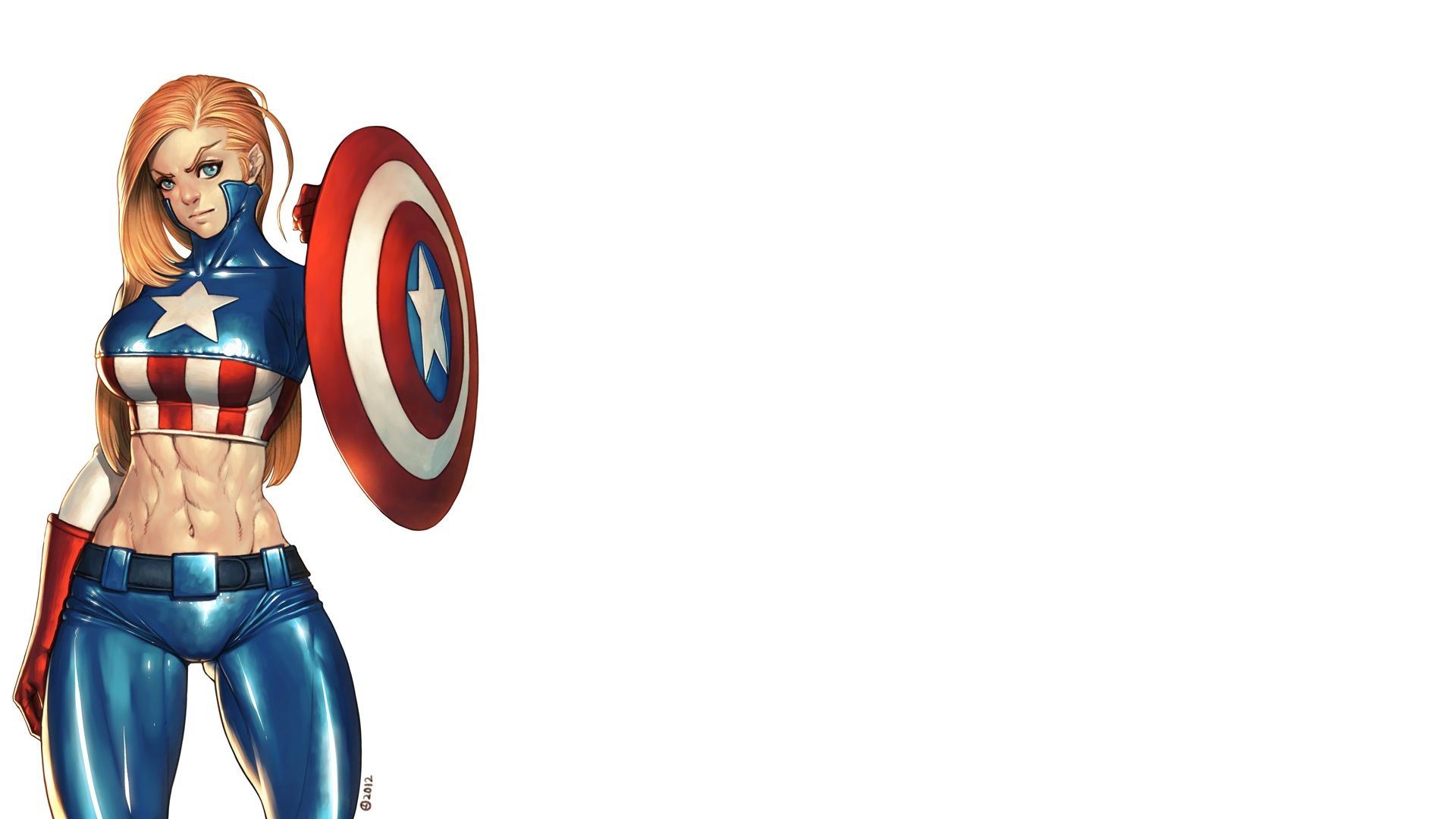Captain America Anime White Shield HD wallpaper. anime