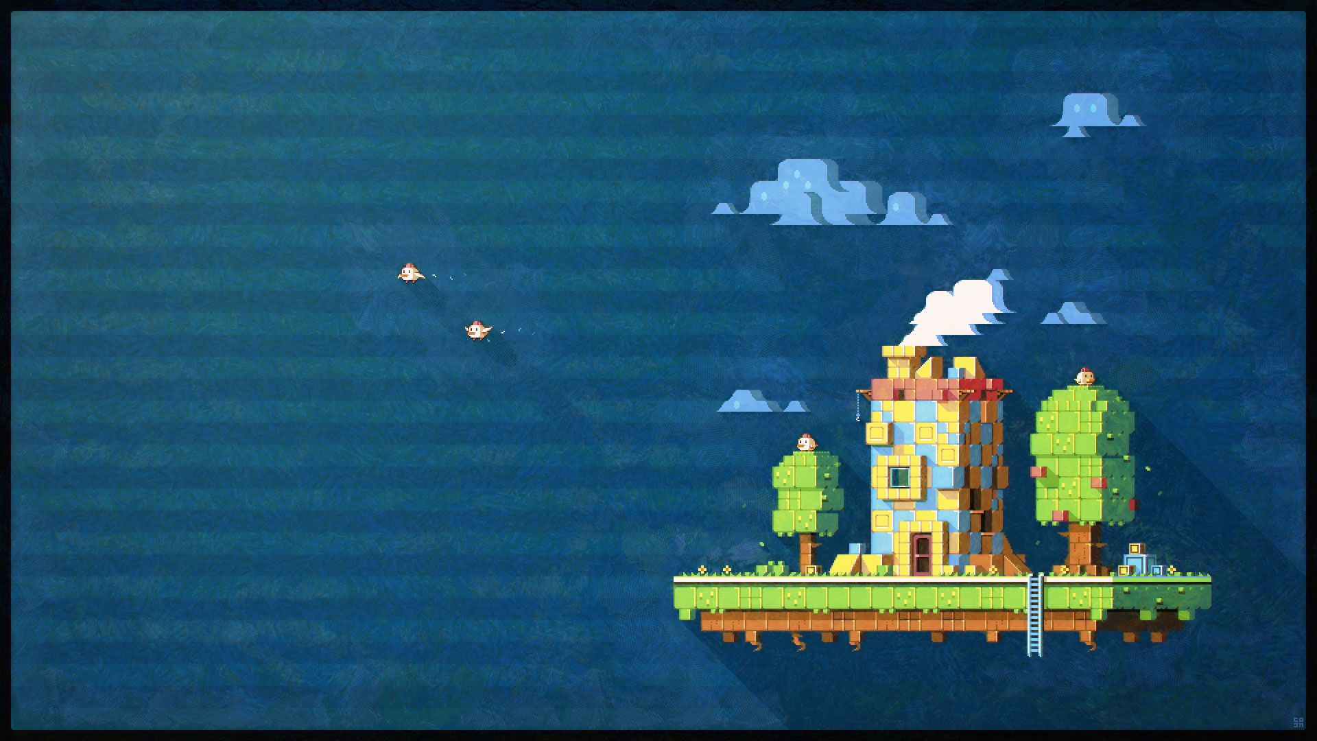 Pixel Background. Pixel Mario Wallpaper