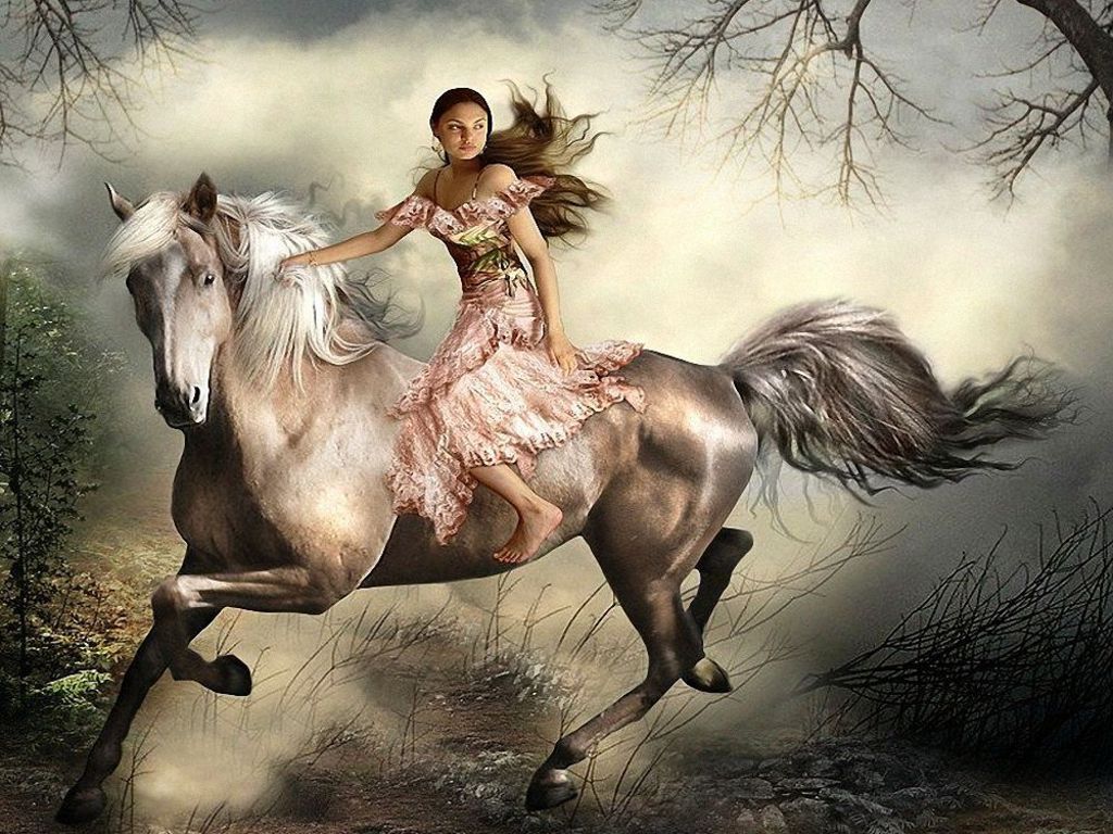 Riding Horse Wallpaper