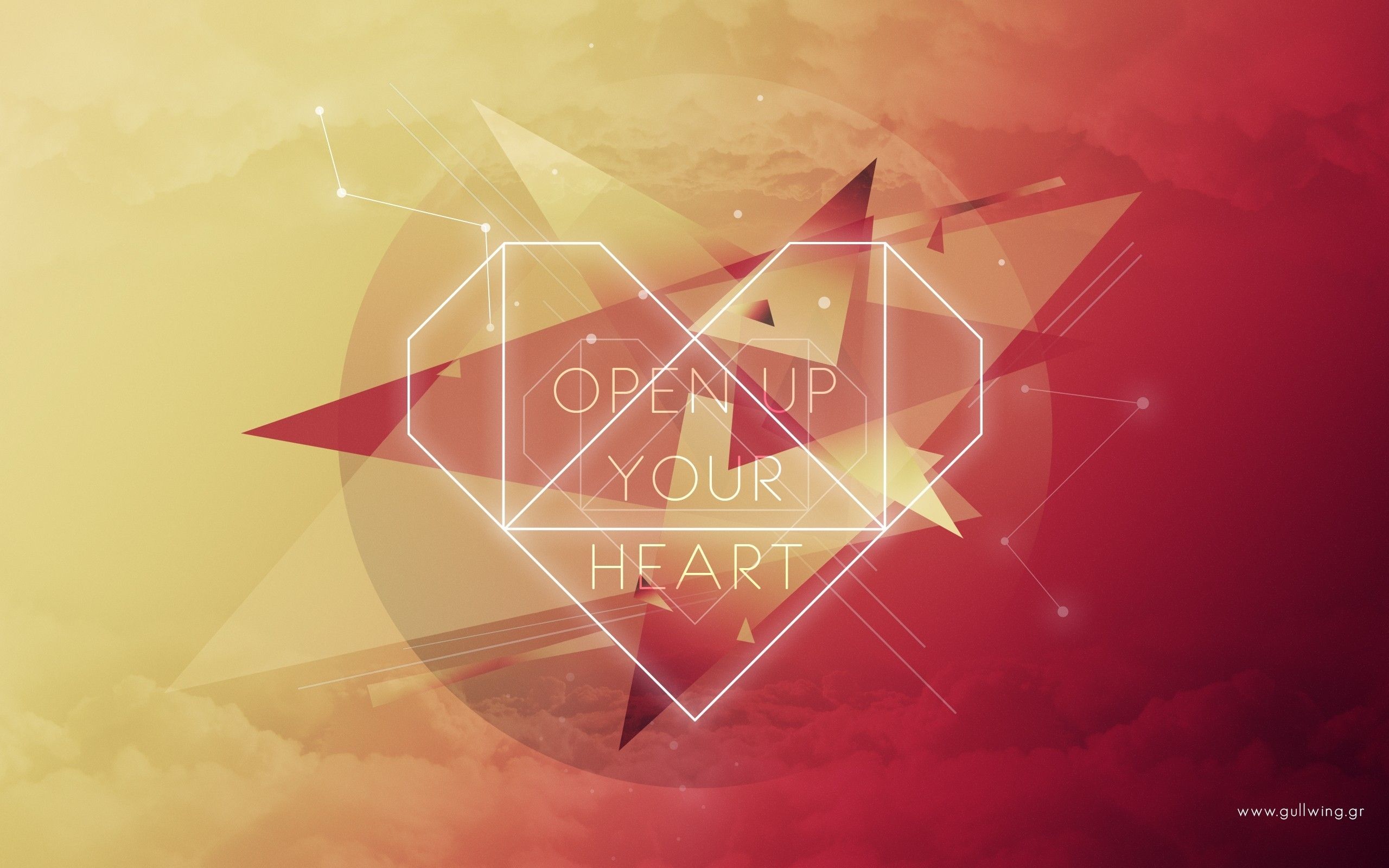Open Up Your Heart Abstract wallpaper. Open Up Your Heart