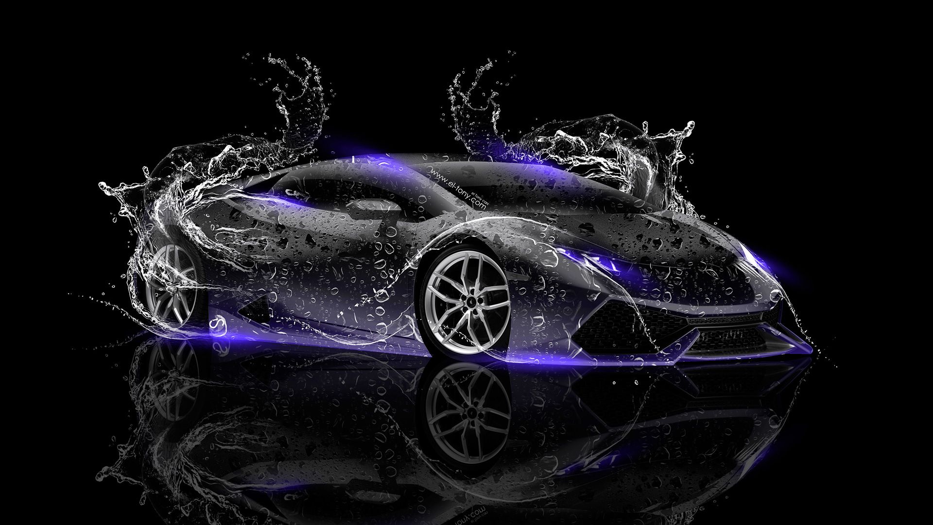 Neon Lamborghini