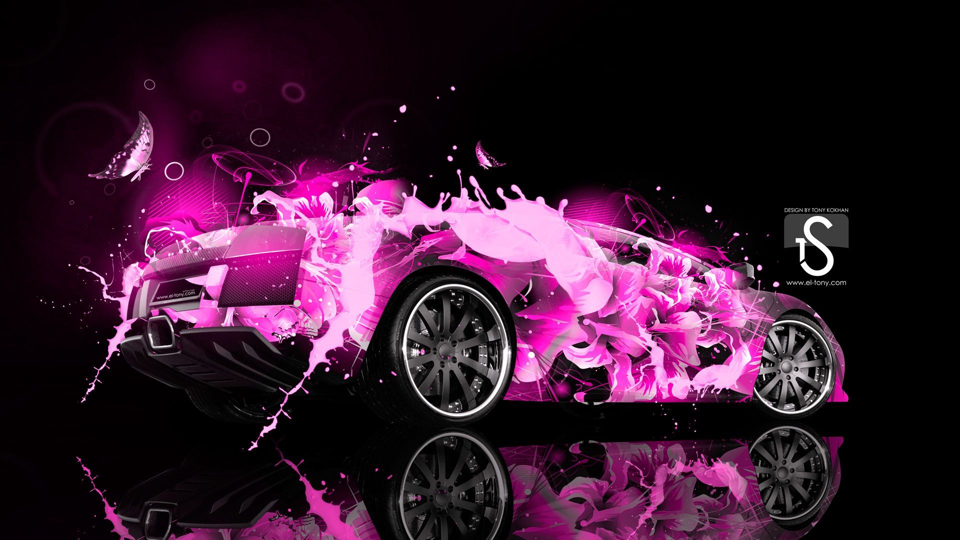 Abstract Lamborghini Murcielago HD Wallpaper. Custom cars paint