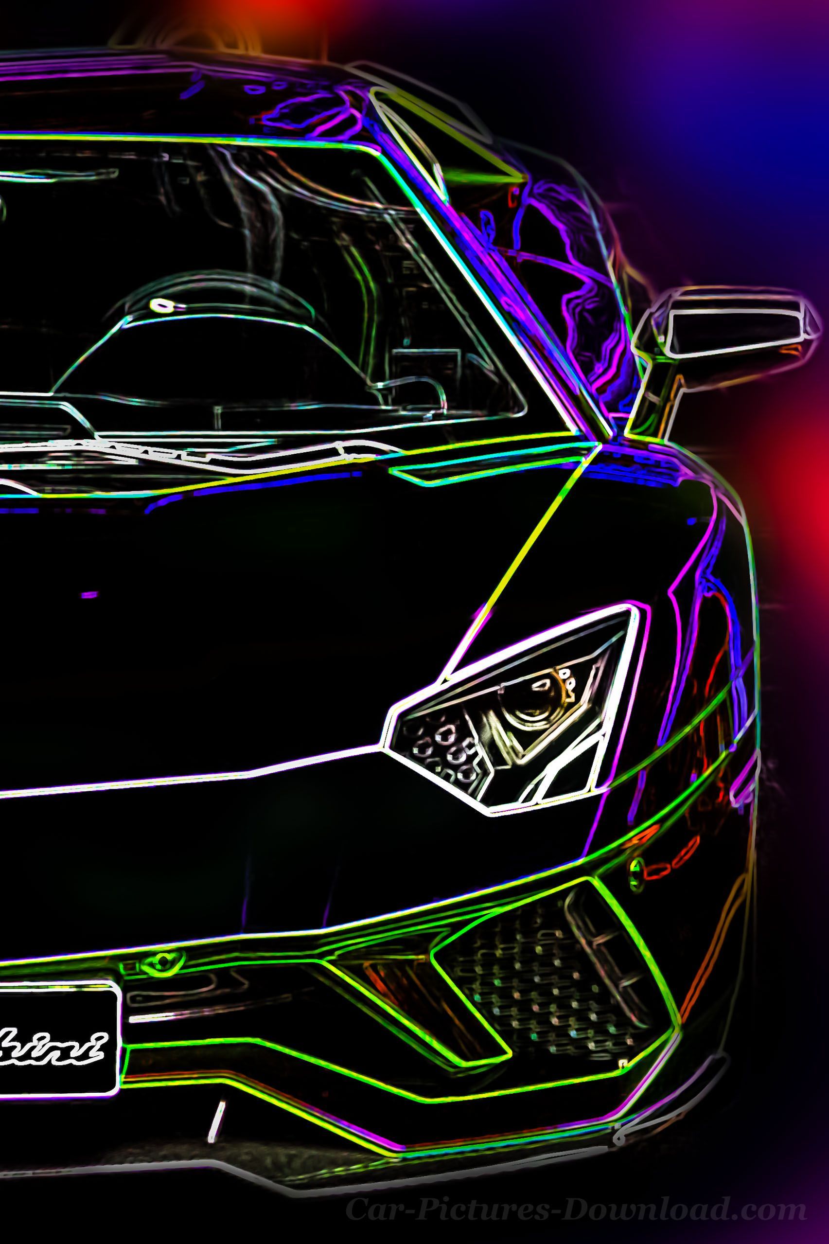 Lamborghini Neon Car Wallpaper Wallpaper Site