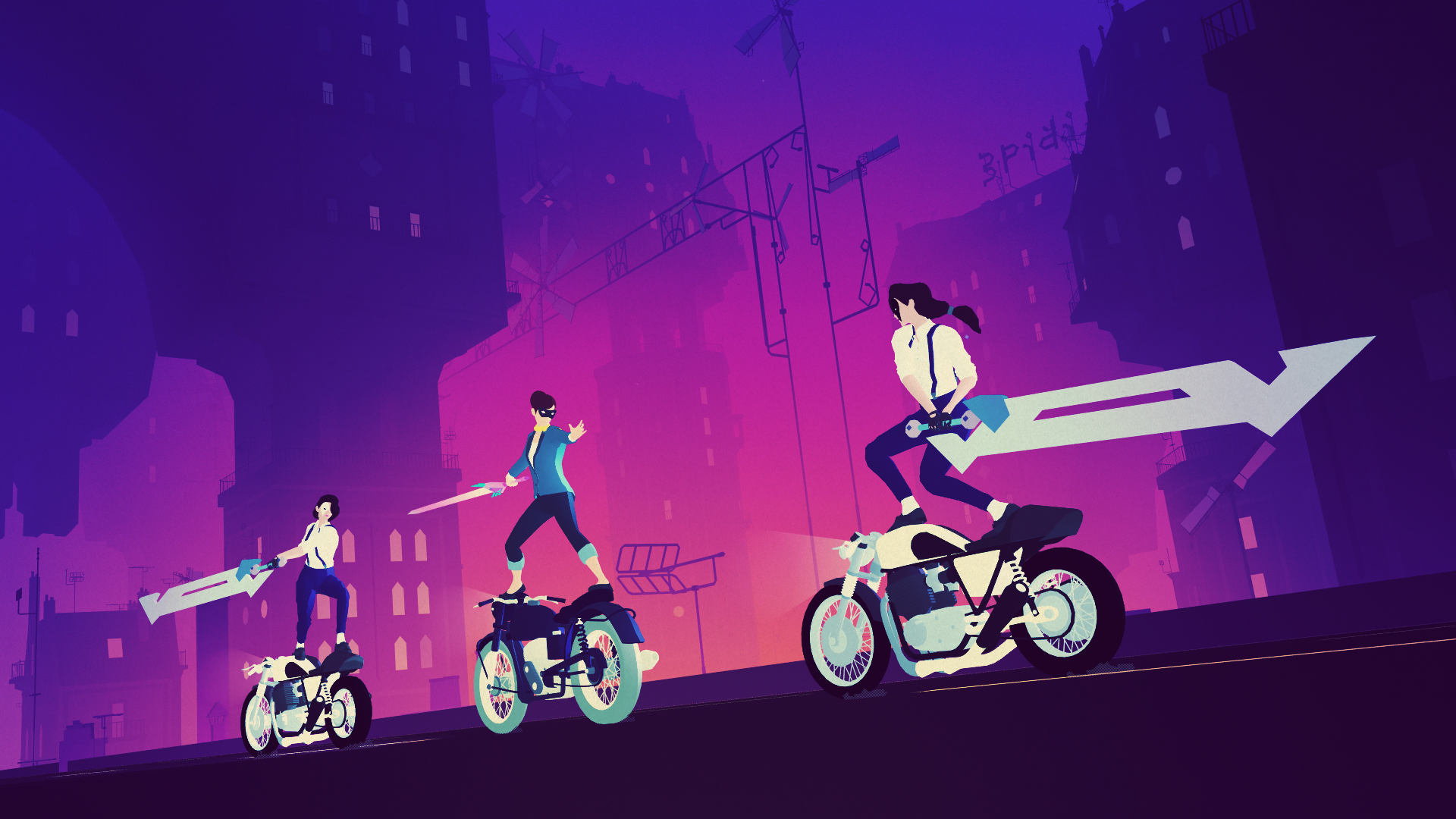 Sayonara Wild Hearts Hitting Switch, PS4 and Apple Arcade