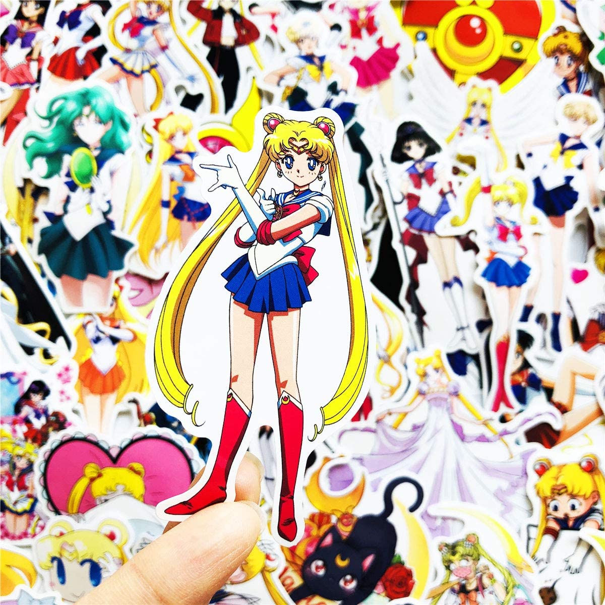 ZUIYIJIANGNAN Sailor Moon Anime Girl Stickers(75pcs) Snowboard