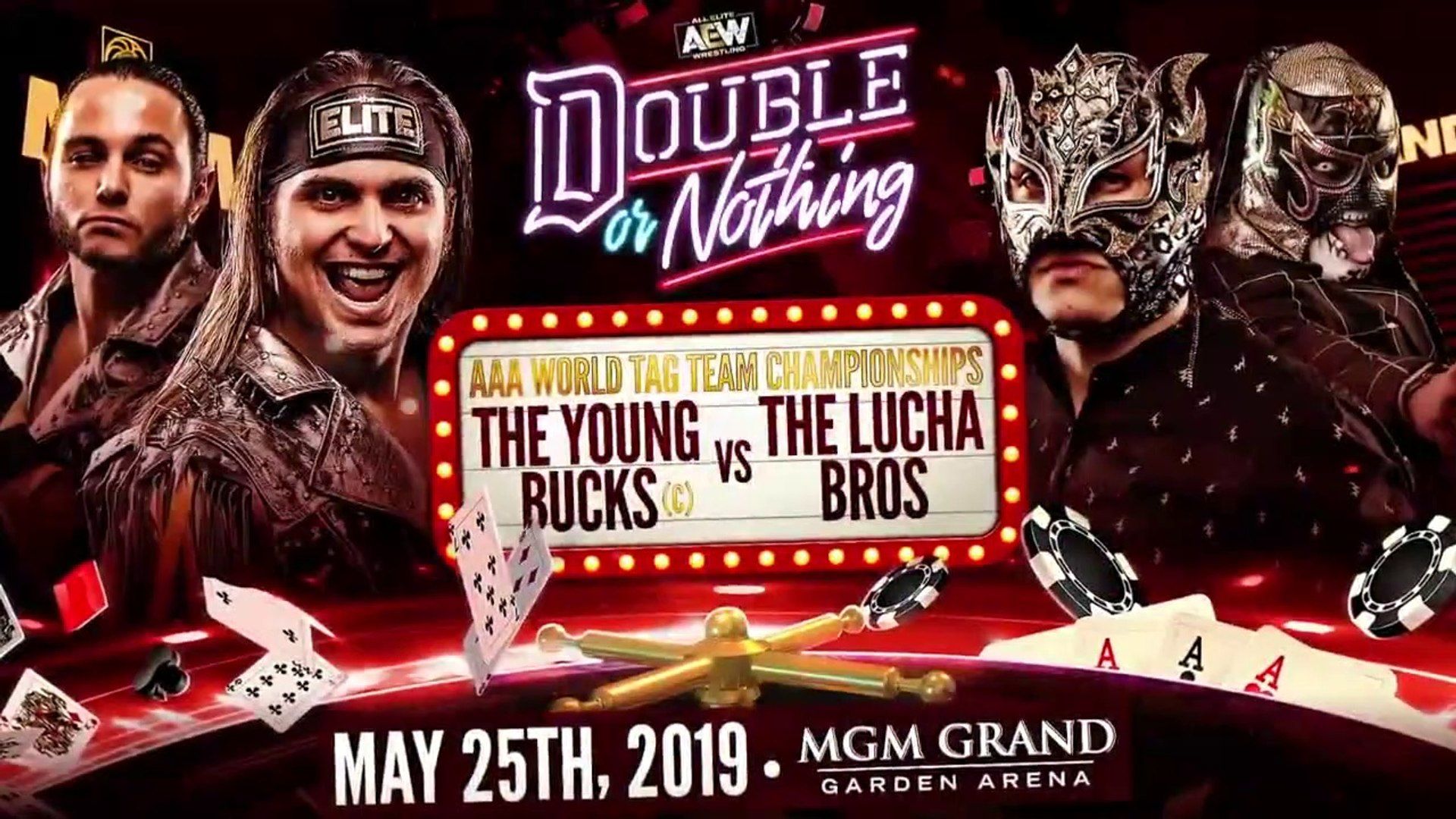 Lucha Brothers vs The Young Bucks Triple A World Tag Team