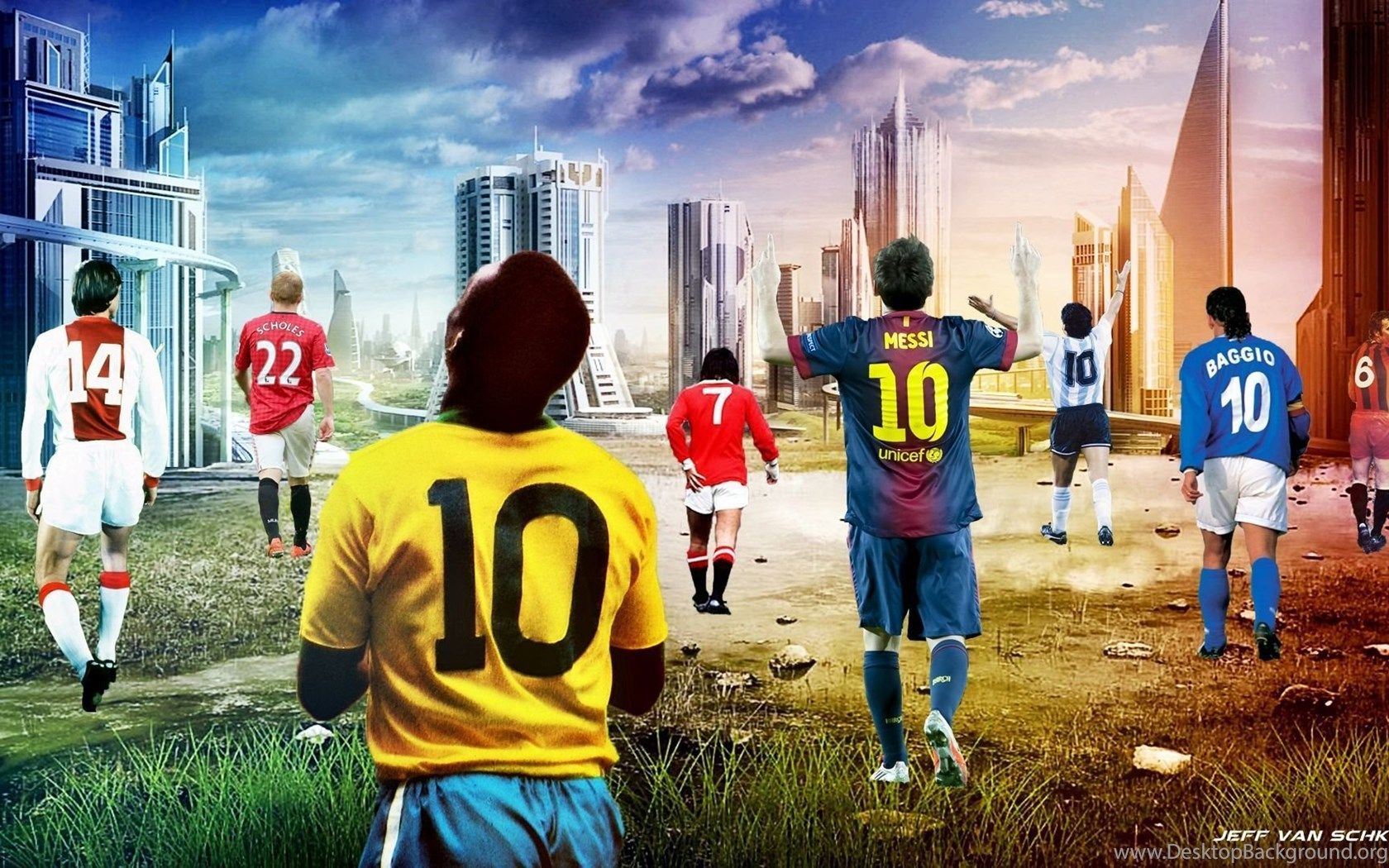 Best Football Players Of All Time Wallpaper By Jeffery10 D7717tv. Desktop Background