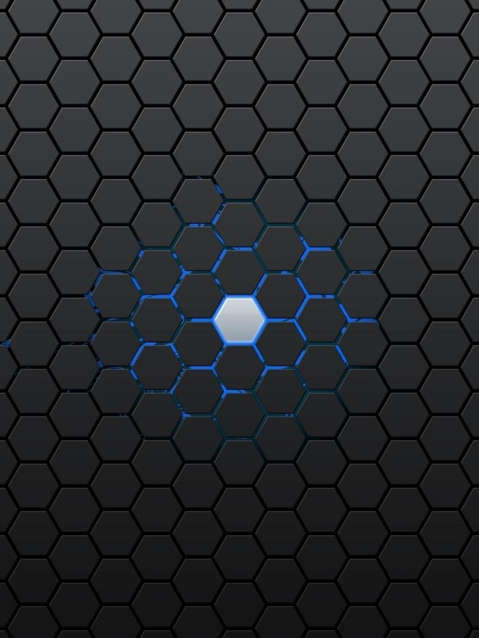 Hexagon Pattern 1620x2160 Resolution Wallpaper, HD