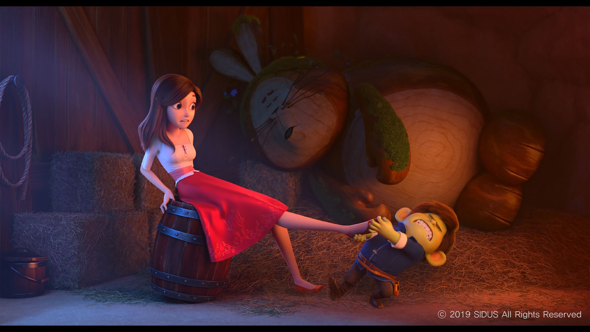 Red Shoes And The Seven Dwarfs Merlin And Red Shoes Wallpapers Wallpaper Cave