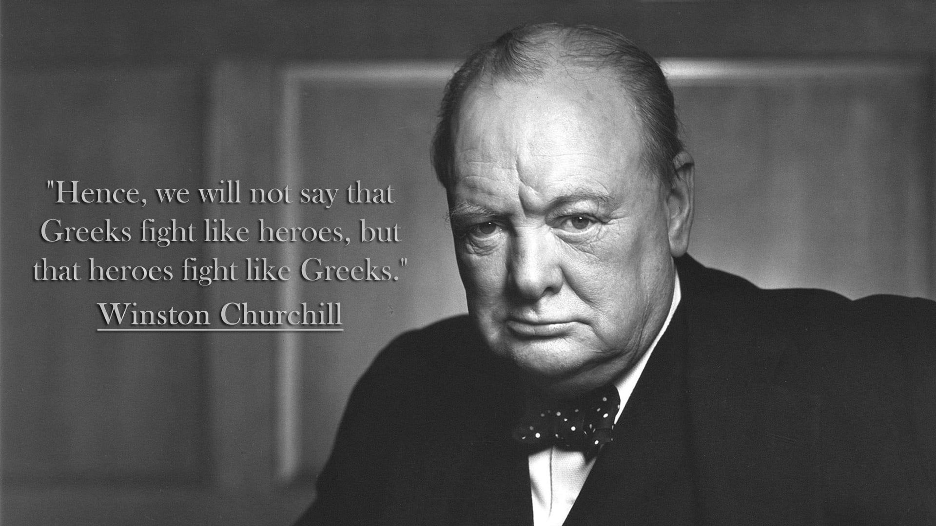 Winston Churchill, Winston Churchill, quote, Greek, celebrity HD