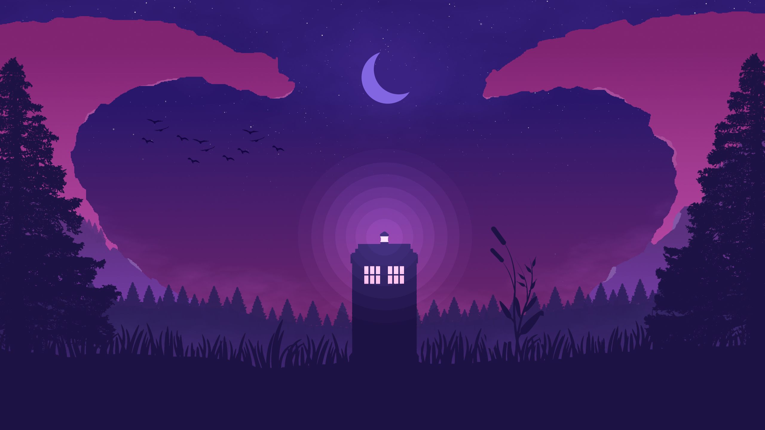 Doctor Who Tardis Minimal Wallpapers - Wallpaper Cave