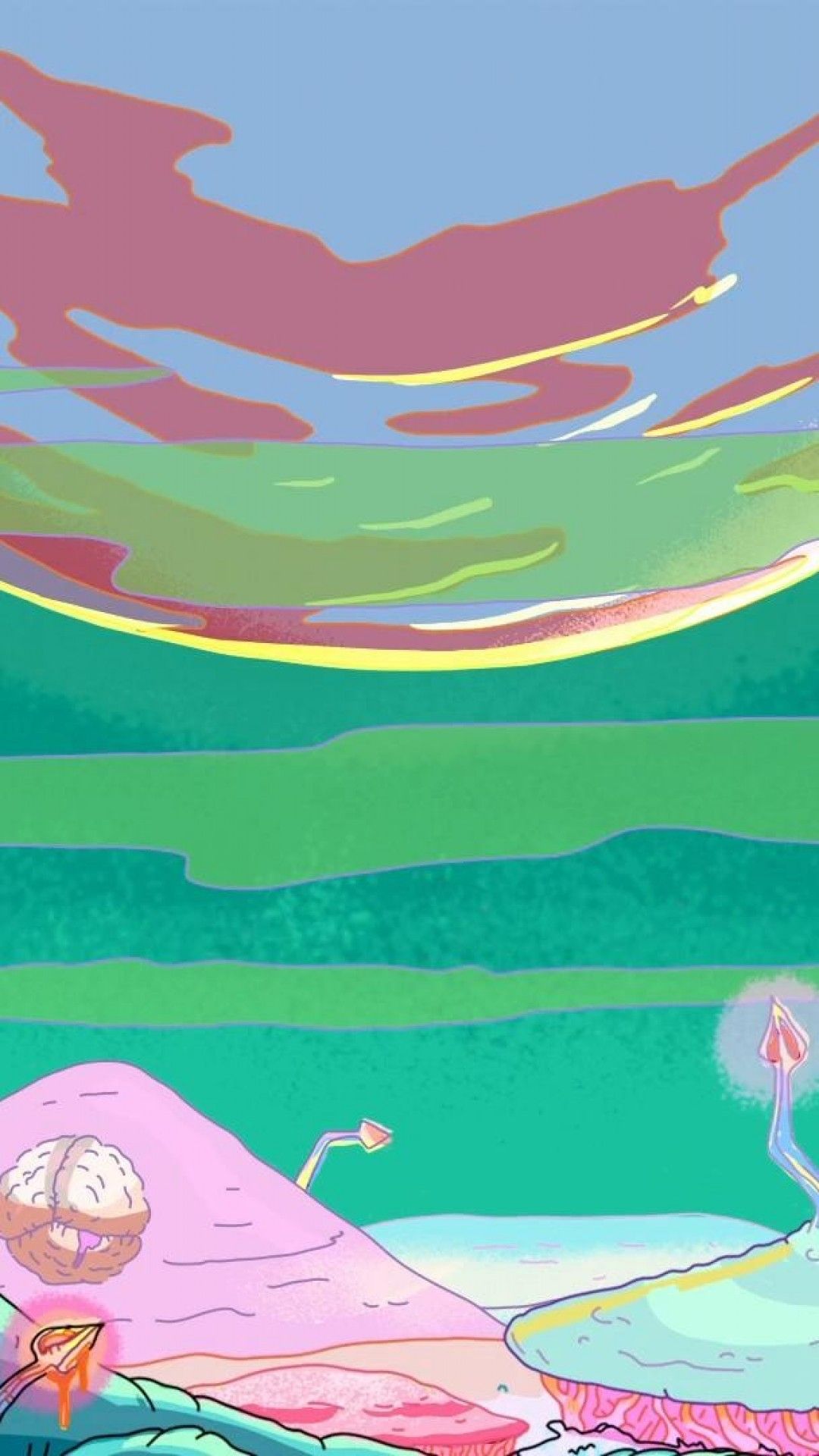 Rick and Morty iPhone 8 Plus Wallpaper Download