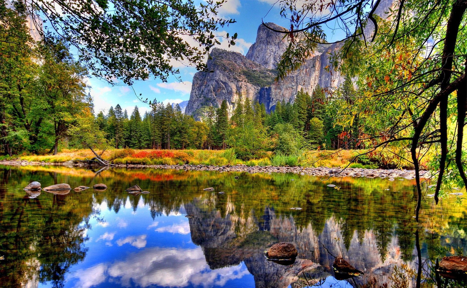 Autumn Tag wallpaper: Autumn Forest Road Nature Trees Splendor Leaves Woods Picture Gallery. Gold Autumn Blu. Mountain lakes, Lake photo, Yosemite national park