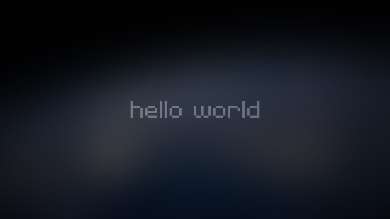 Hello World 4k 1366x768 Resolution HD 4k Wallpaper